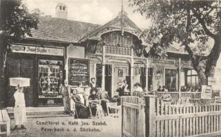 Payerbach, the confectionary shop of Josef Szabó