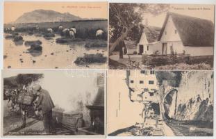 7 db vegyes spanyol városképes lap / 7 pieces of mixed city cards, Spain