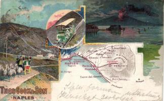 Naples, Thos Cook & Son; litho