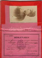 1885 évi budapesti általános országos kiállítás fényképes igazolvány