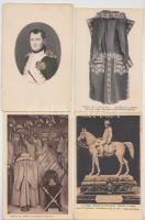 4 db régi motívum lapok Napóleon témában / 4 pieces of old cards, Napoleon