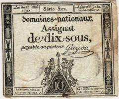 Franciaország 1793. 10S T:II/III