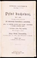 Cithara Sanctorum. Pisne duchownj staré i nowé. W Senici (Szenice), 1912, Jana Beza. Szlovák nyelvű Biblia aranyozott, dombornyomott félvászon kötésben, címképpel /  Slovakian Bible in half-linen binding with frontispiece