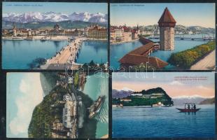 15 db főként régi svájci képeslapok / 15 pieces of old cards, Switzerland