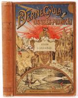 Verne Gyula Összes Munkái: Utazás a Hold körül. Ford. Gaál Mózes. Harmadik, egyedül jogositott képes kiadás. Bp., 1895, Franklin-Társulat. Kiadói, festett, aranyozott, Gottermayer-féle egészvászon kötésben, jó állapotú (a gerincről a felirat nagyrészt lekopott)