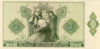 1940. 2P csak hátlapi nyomat T:I