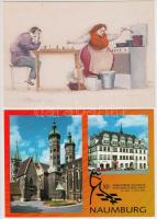 100 különféle modern külföldi SAKK motívum képeslap / Modern, worldwide CHESS postcards, 100 different