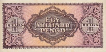 1946. 1.000.000.000P sorozat és sorszám nélkül! T:I-(foltok) R!
Hungary 1946. 1.000.000.000 Pengő wi...