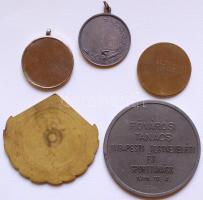 "Rendőrtiszti Athlétikai Club" Br díjérem szignó: Berán L. + "Sorkötelesek Általános ...