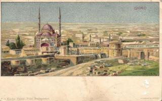 Cairo mosque, litho s: Geiger (fa)