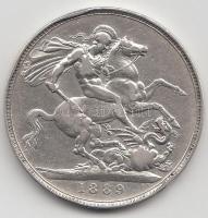 Nagy-Britannia 1889. 1C Ag "Viktória" T:2-
Great Britain 1889. Crown Ag "Victoria&quo...