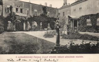 Székesfehérvár, Ferenc József nevelőintézet, udvar