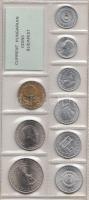 1981. 2f-10Ft 9db klf érmés forgalmi sor fóliatokban T:1