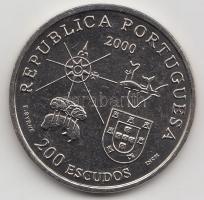 Portugália 2000. 200Esc CuNi "Terra Do Lavrado" T:BU Portugal 2000. 200 Escudos CuNi "Terra Do Lavrado" C:BU