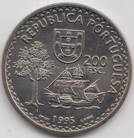 Portugália 1995. 200Esc CuNi "Solor és Timor-szigetek" T:BU
Portugal 1995. 200 Escudos CuN...