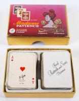 Piatnik & Söhne Wien kártya készlet, kopott lapokkal és pótolt lapokkal, eredeti tokjában