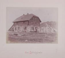 cca 1880 R. Lechner (Wilh. Müller) K.u.K. Hof-u. Univ. Buchhandlung: Schneeberg und Raxalpe. Fotóalb...