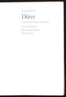 Kuno Mittelstädt: Dürer. 17 színes és 58 fekete-fehér képpel. Bp., 1979, Corvina. Kiadói kartonkötés...