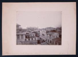 1893-1896 19db feliratozott keményhátú fotó Zanzibárból és Ugandából a zanzibári osztrák-magyar konz...