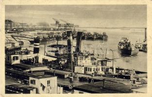 Komárom Hafen foto AK