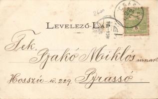 Császár Református iskola, templom (fl)