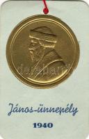 1940 János-ünnepély Gutenberg Karton jelvény