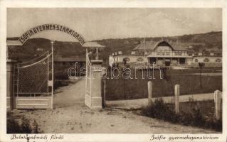 Balatonalmádi-fürdő Zsófia gyermekszanatórium