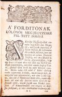 Gedde János (John): Ángliai méhes kert mely a' Méhekkel való bánásnak mesterségét, és titkait s...