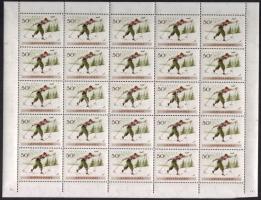 1955. Téli sport 25 sor teljes ívekben (35.000++) / Mi. 1409-1416 Bogensatz (25 Sätze)