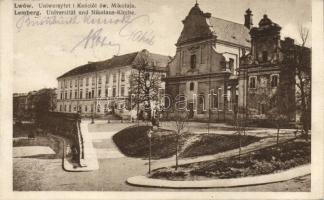 Lviv university and Nicholas church (fa)