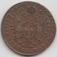 Ausztria/magyar verdejel 1800B 6Kr T:2