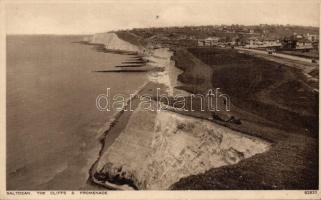 Saltdean cliffs and promenade (pinhole)