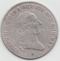 Osztrák Németalföld 1788B 1/4 Koronatallér Ag "II. József" T:2-,3 Austrian Netherlands 1788B 1/4 Kronenthaler Ag "Josef II" C:VF,F