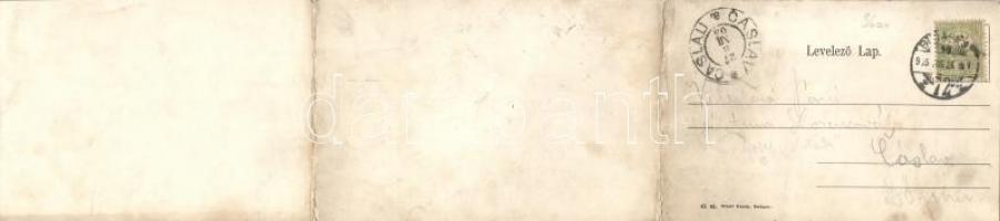 Budapest, Divald, panoramacard