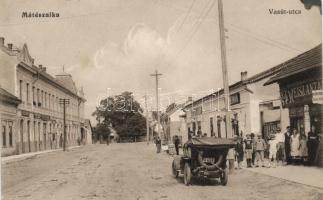 Mátészalka, Vasút utca, Weisz Antal könyvkereskedése, üzletek