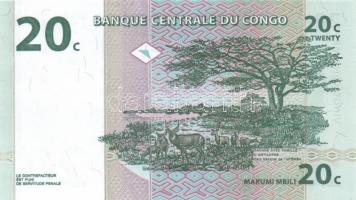 Kongó 1997. 20C T:I
Congo 1997. 20 Centimes C:Unc