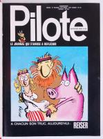 cca 1960 Pilot N 53. Francia képregénymagazin teljes évfolyama, egybekötve, félvászon kötésben / 
Fr...