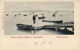 Balatonfüred csónakkikötő