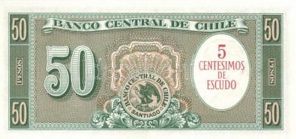 Chile 1960-1961. 50P T:1
Chile 1960-1961. 50 Pesos C:Unc