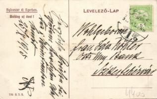 Eger Széchenyi szálloda, szilveszter éjjel, humour