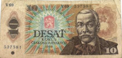 Csehszlovákia 1960-1986. 10K (13x) T:vegyes
Czechoslovakia 1960-1986. 10 Korun (13x) C:mixed