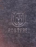 6db Solingen rozsdamentes acél kés ezüstözött nyéllel / Solingen stainless steel knife with silver p...