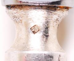 6db Solingen rozsdamentes acél kés ezüstözött nyéllel / Solingen stainless steel knife with silver p...