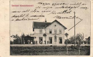 Károlyfalva, Banatski Karlovac; railway station
