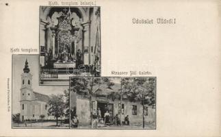 Üllő, Katolikus templom, Strasser Pál üzlete