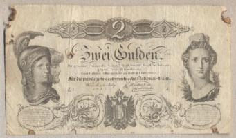 1848. 2G "Privilegirte Oesterreichische National-Bank" T:III ly. Adamo G83.