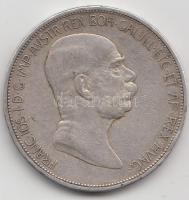 Ausztria 1909. 5K Ag "Ferenc József" T:2-
Austria 1909. 5 Corona Ag "Franz Joseph I&q...