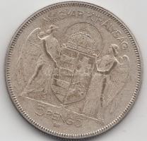 1930. 5P Ag "Horthy-jobbra" T:3