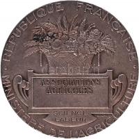 Franciaország ~1900. "Mezőgazdasági Minisztérium - Tudományos munkáért" adományozott Ag em...