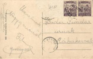 Nagygencs (Gencsapáti) Steindl Ernő műmalma, Steindl Károly lakháza, posta (Rb)